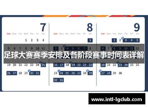 足球大赛赛季安排及各阶段赛事时间表详解