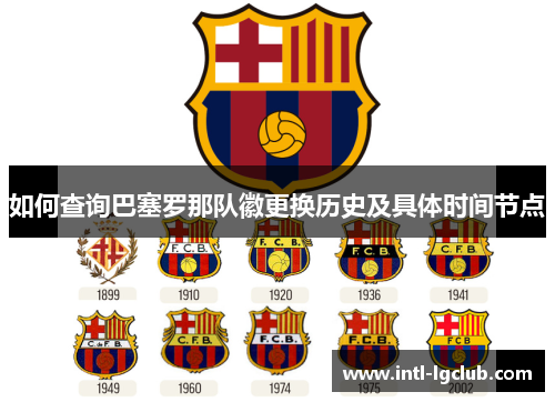 如何查询巴塞罗那队徽更换历史及具体时间节点