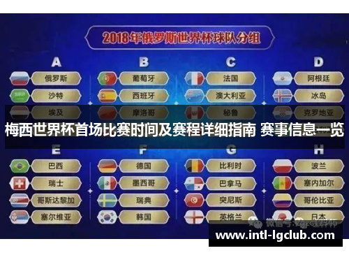 梅西世界杯首场比赛时间及赛程详细指南 赛事信息一览